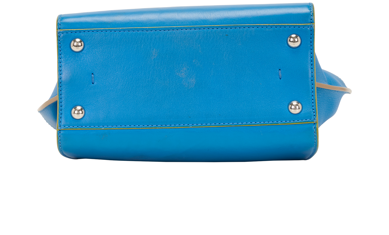 3 Jours, &pound;420, Handbags, Blue, Leather, Top view